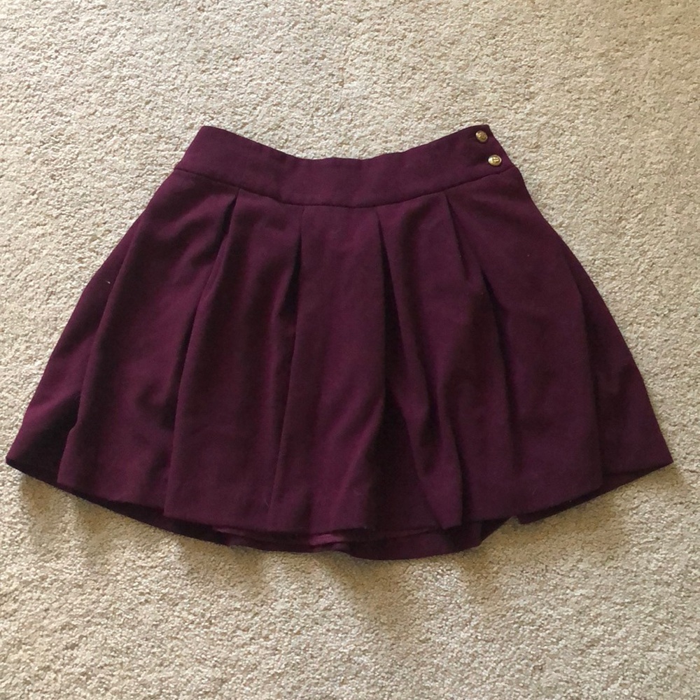 Maroon Skirt